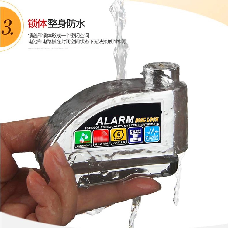 Motorcycle Alarm Lock, Disc Alarm Lock, Motorcycle Lock, Anti-Theft Lock, Bike Lock, Gl-006